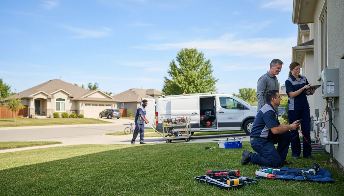 Tankless water heater service in Aldie, VA